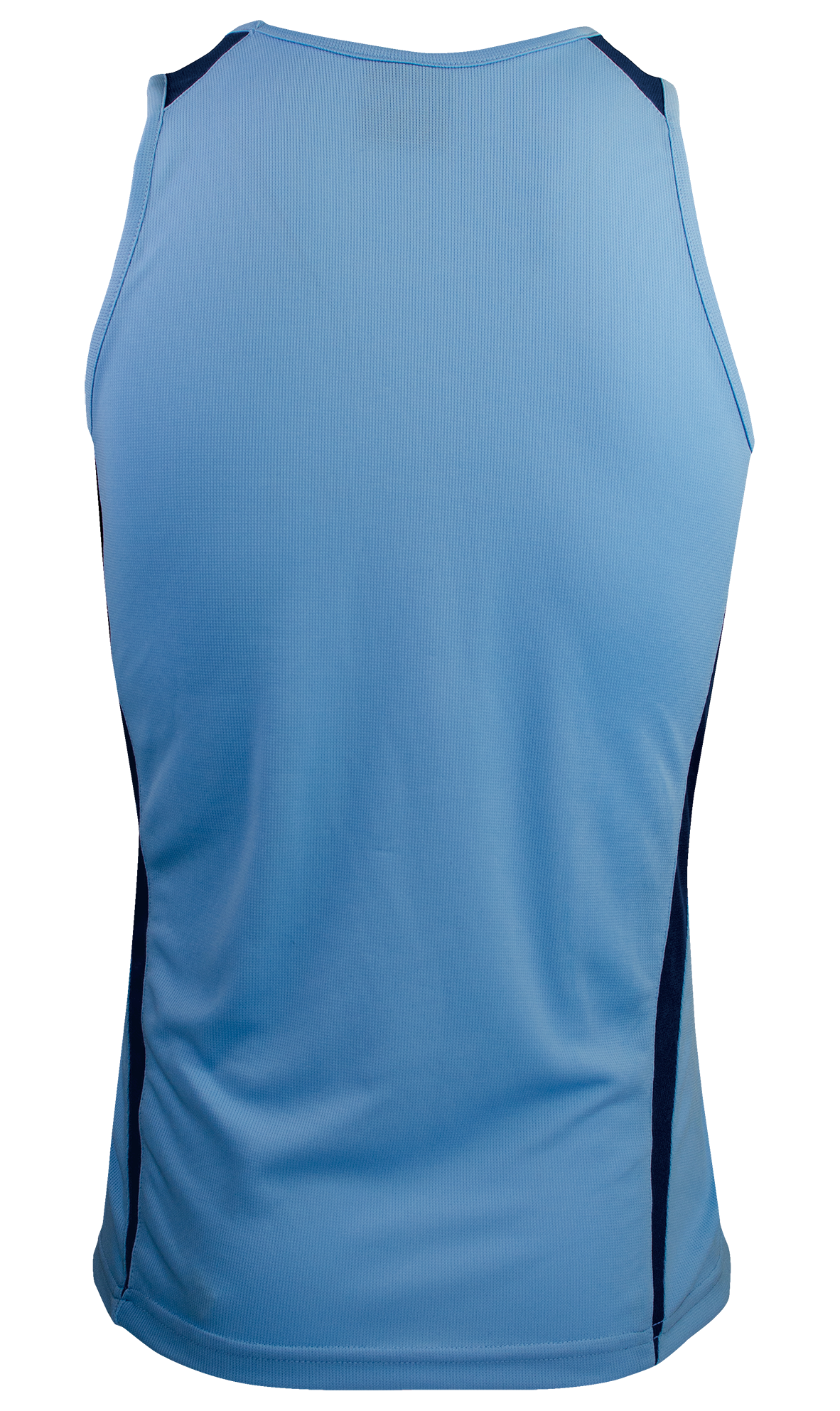 EUREKA MENS SINGLETS - SKY/NAVY