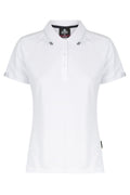 FLINDERS LADY POLOS - WHITE/NAVY