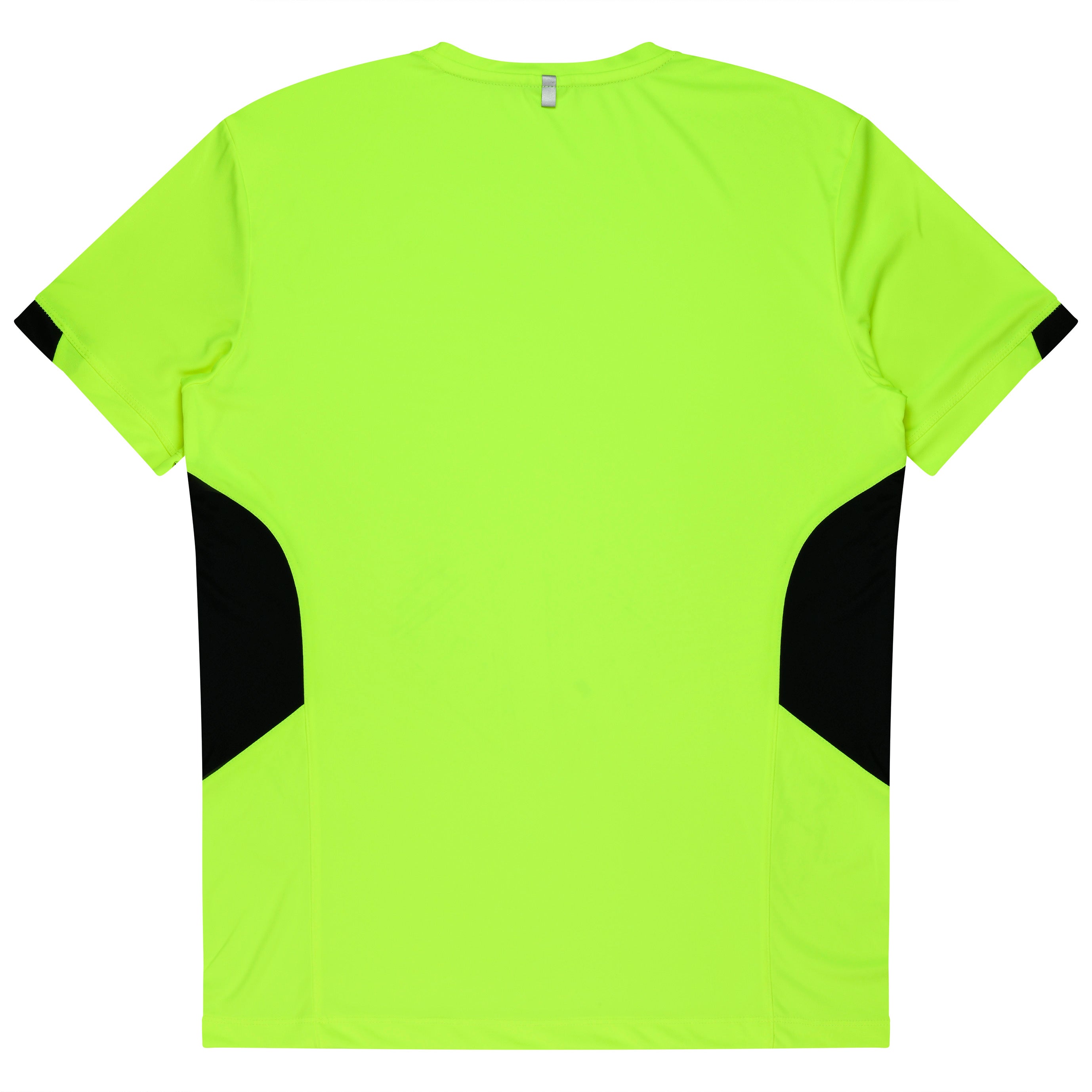 TASMAN KIDS TEES - NEON YELLOW/BLACK