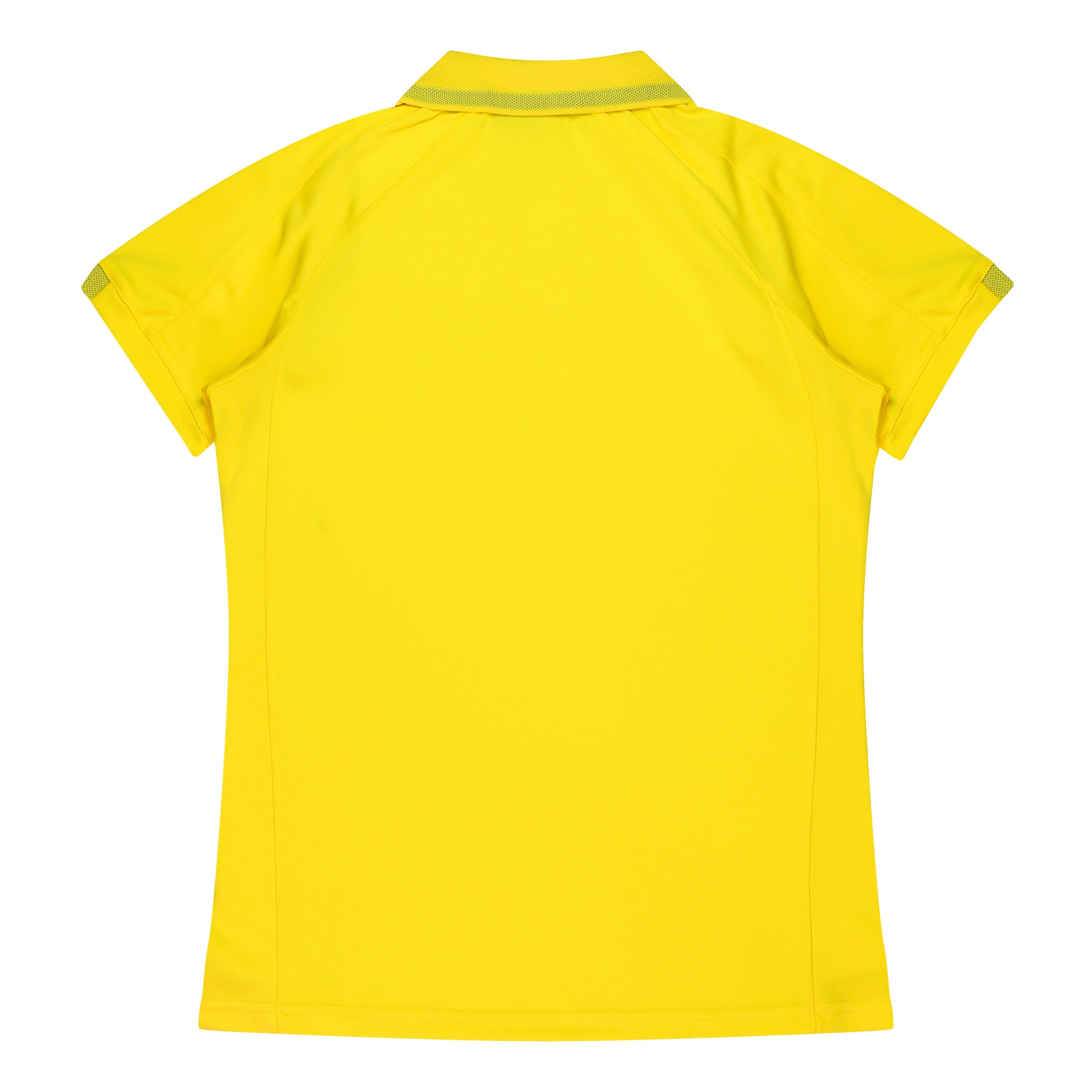 FLINDERS LADY POLOS - CANARY/BLACK