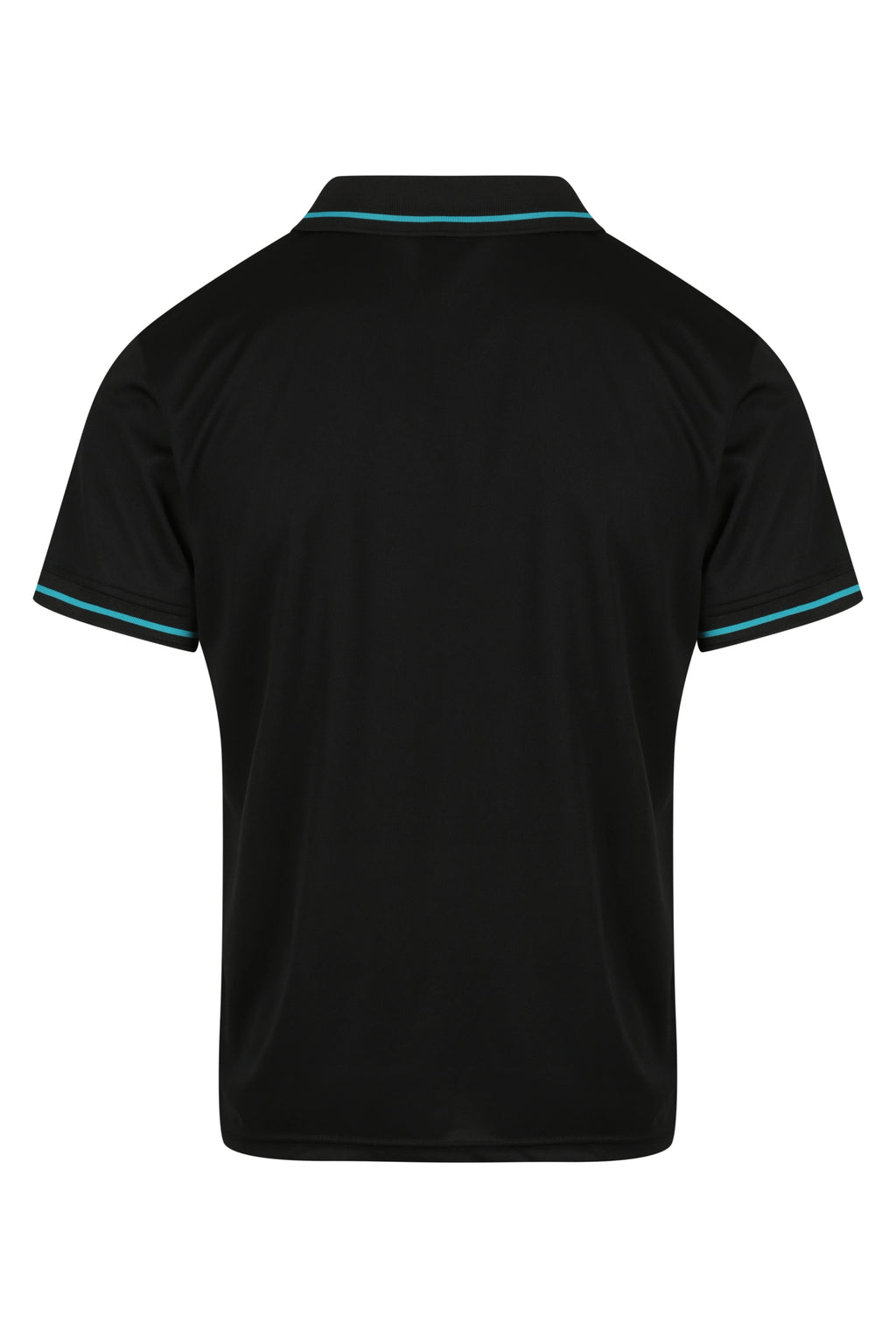 COTTESLOE MENS POLOS - BLACK/TEAL