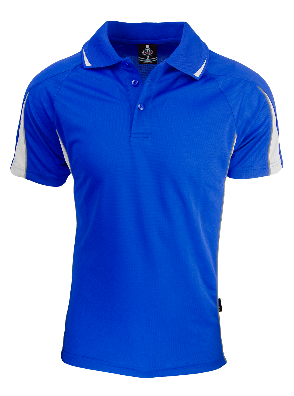 EUREKA MENS POLOS - ROYAL/WHITE