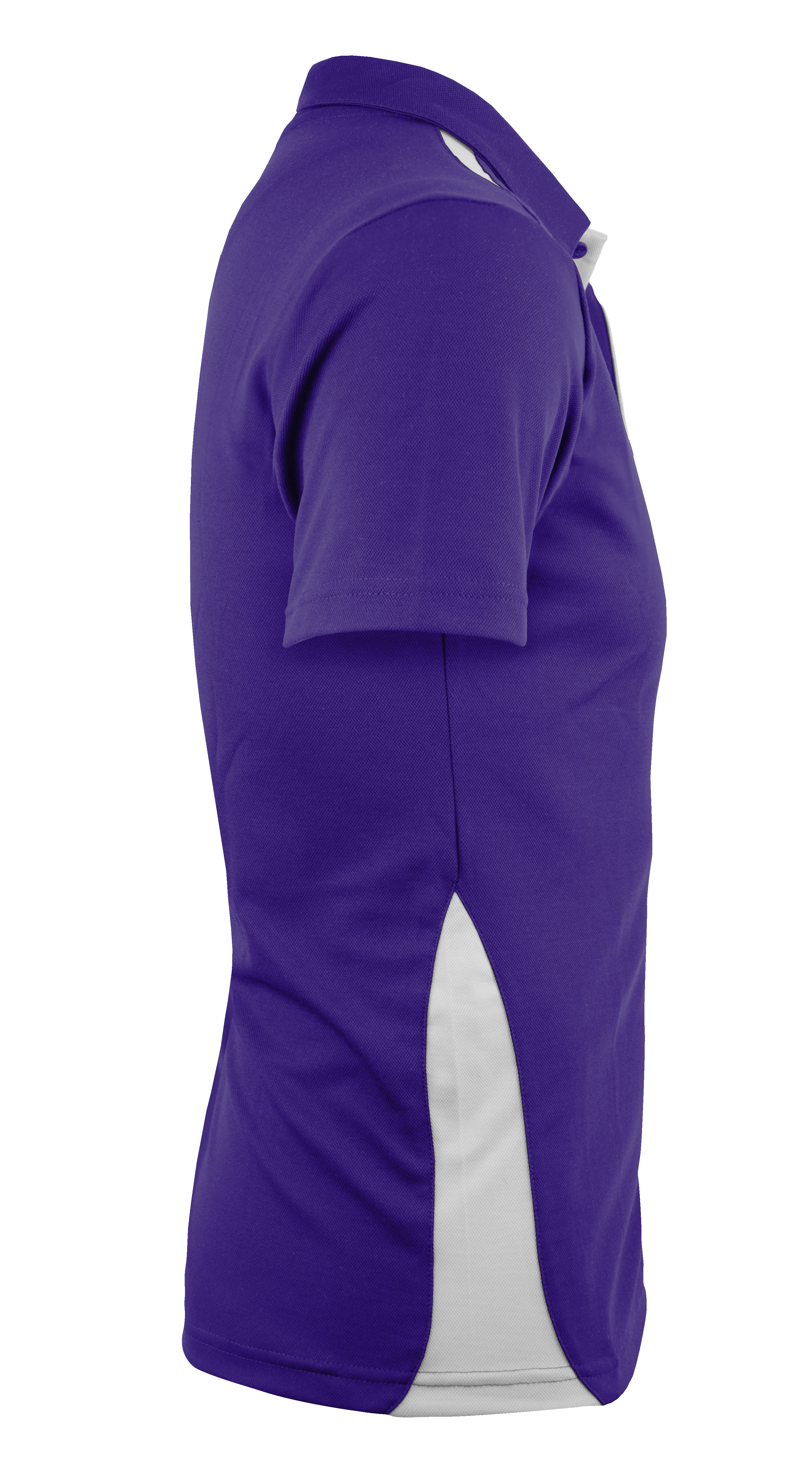 PATERSON MENS POLOS - PURPLE/WHITE