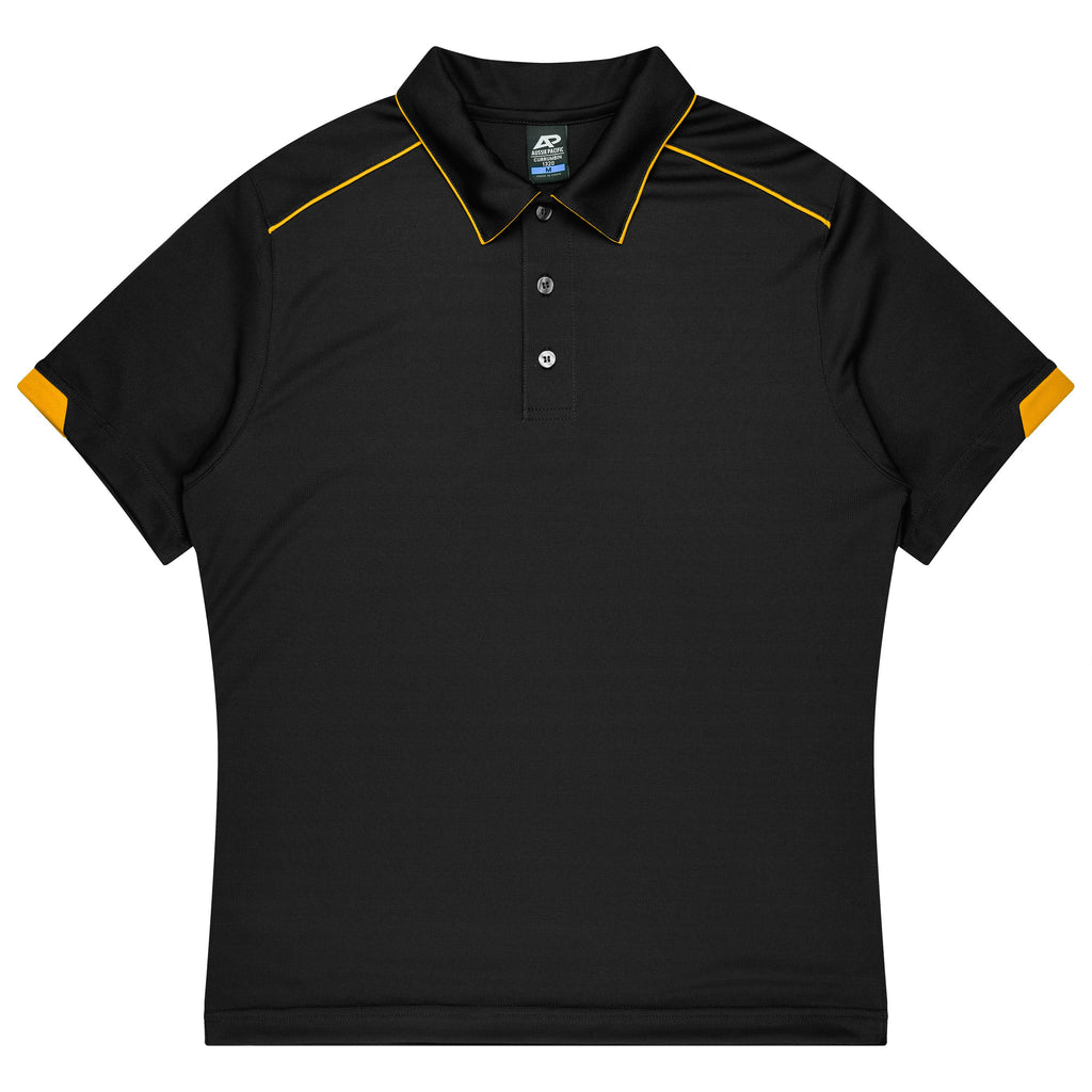 CURRUMBIN KIDS POLOS - BLACK/GOLD