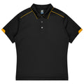 CURRUMBIN KIDS POLOS - BLACK/GOLD