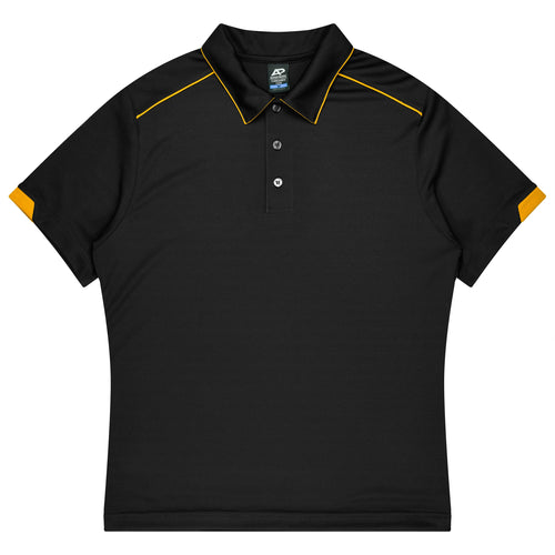 CURRUMBIN KIDS POLOS - BLACK/GOLD