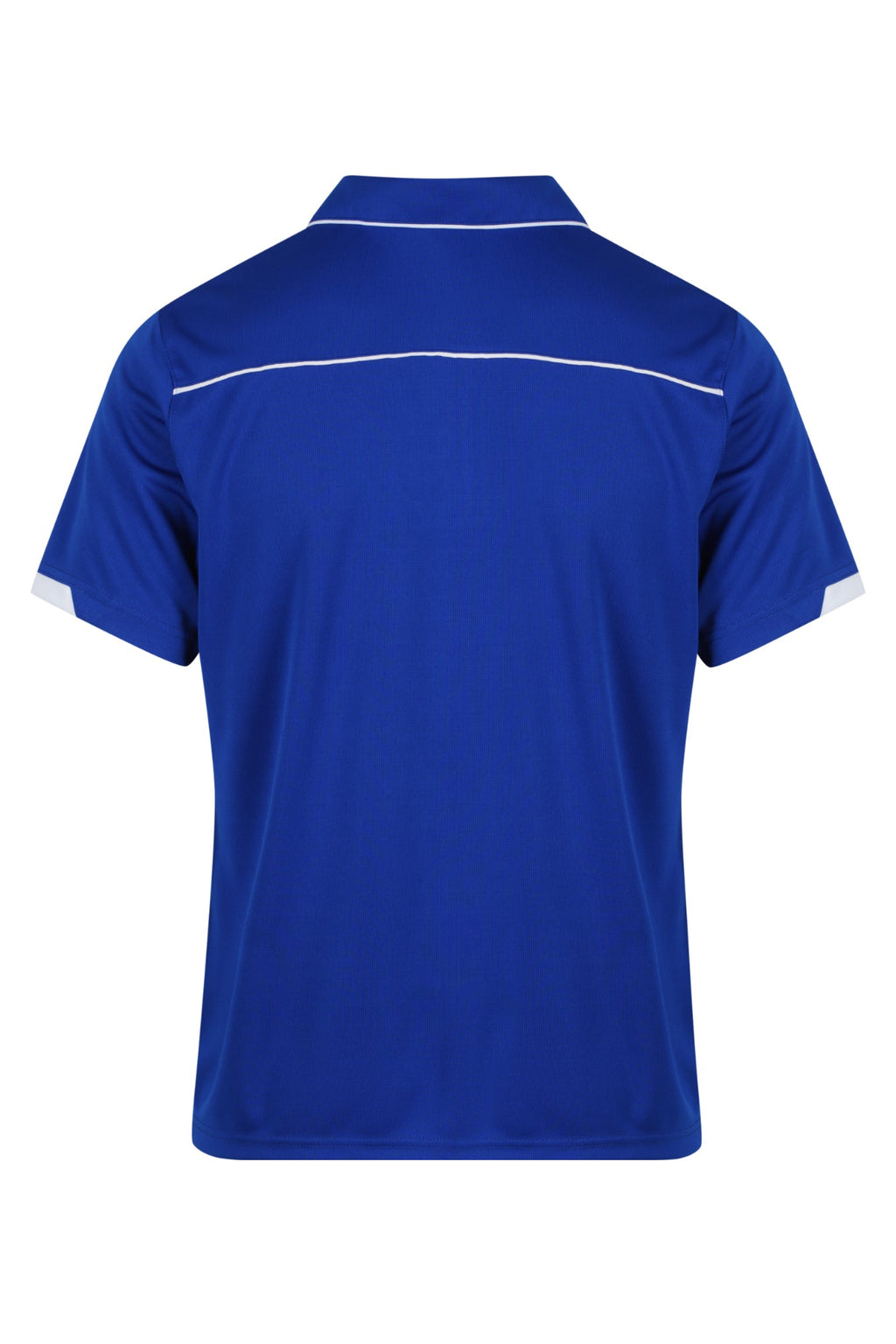 CURRUMBIN MENS POLOS - ROYAL/WHITE
