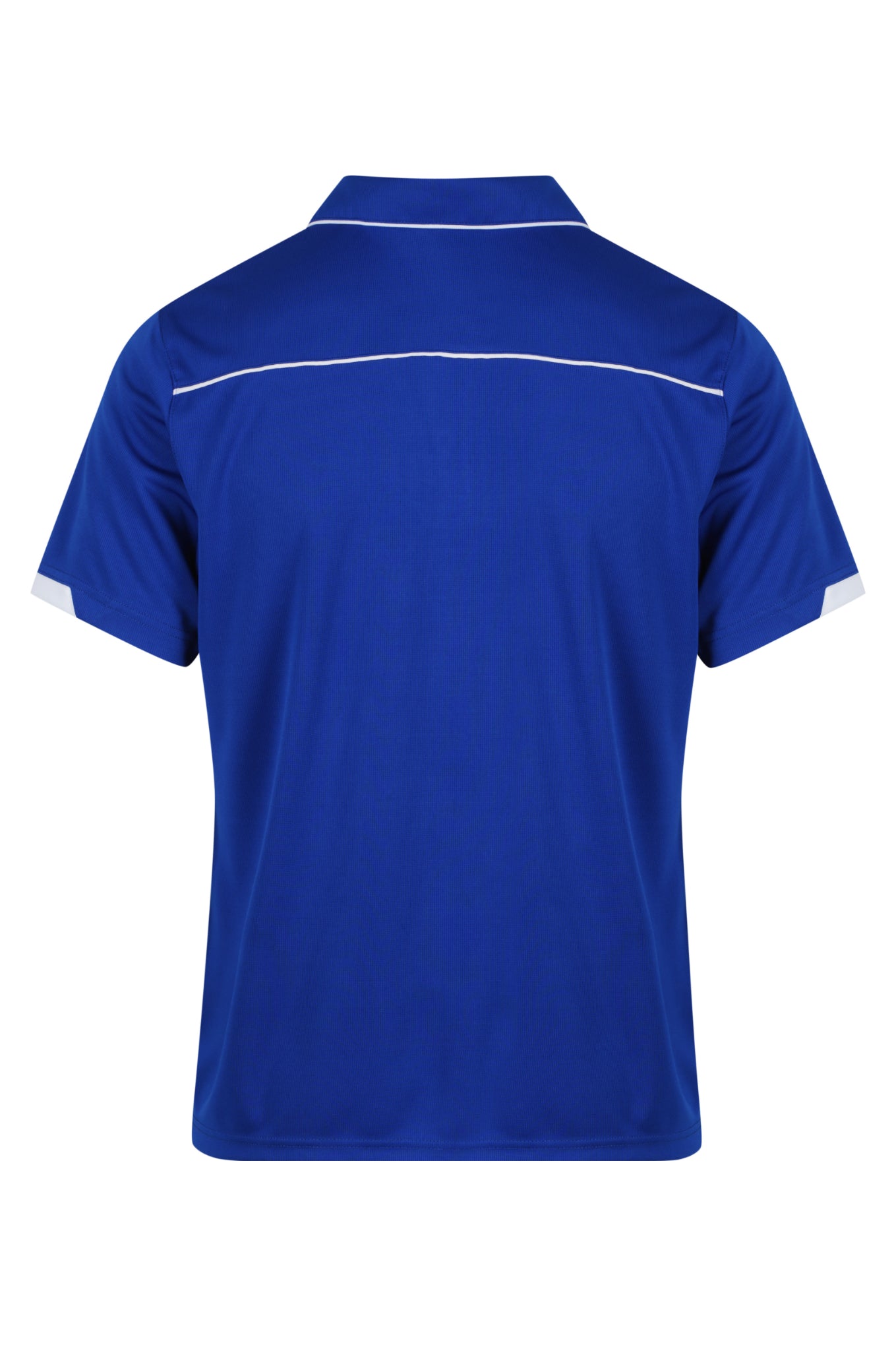 CURRUMBIN MENS POLOS - ROYAL/WHITE