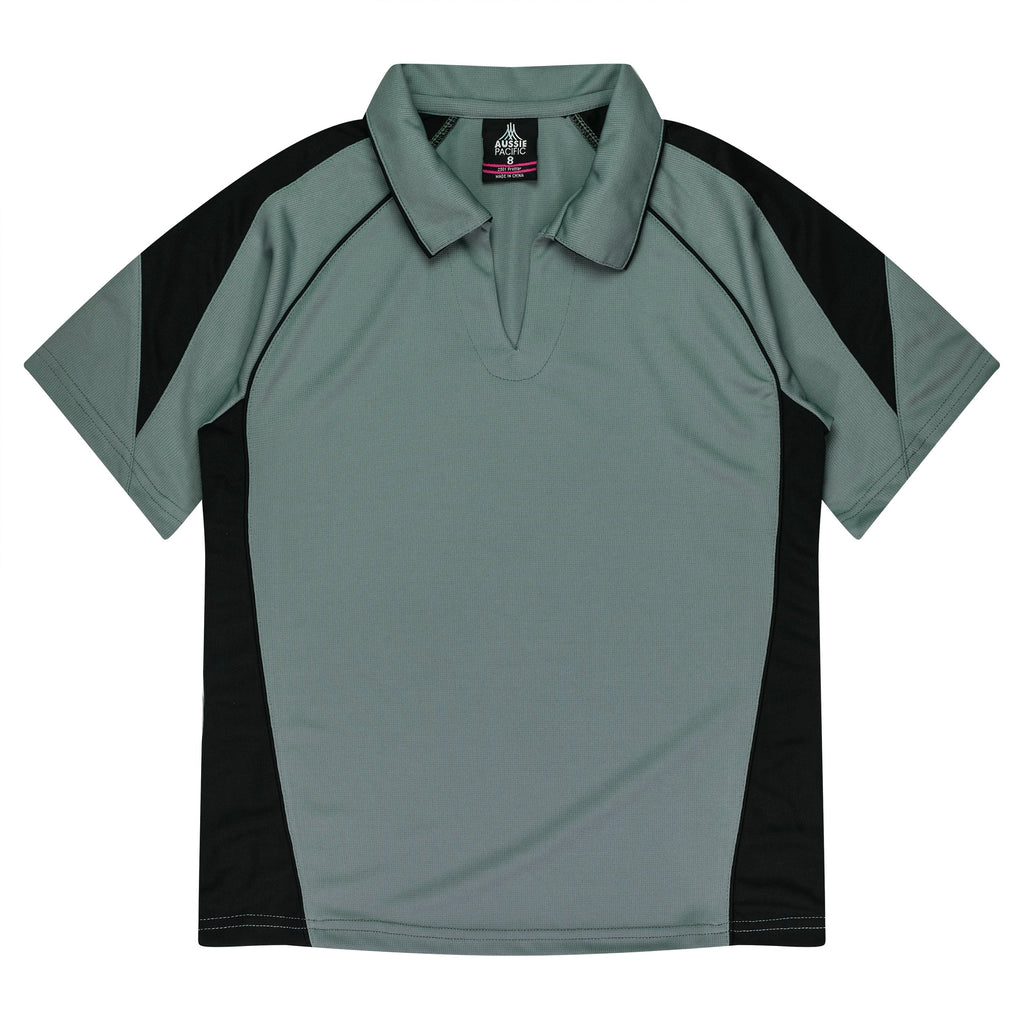 PREMIER LADY POLOS - ASHE/BLACK