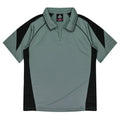 PREMIER LADY POLOS - ASHE/BLACK