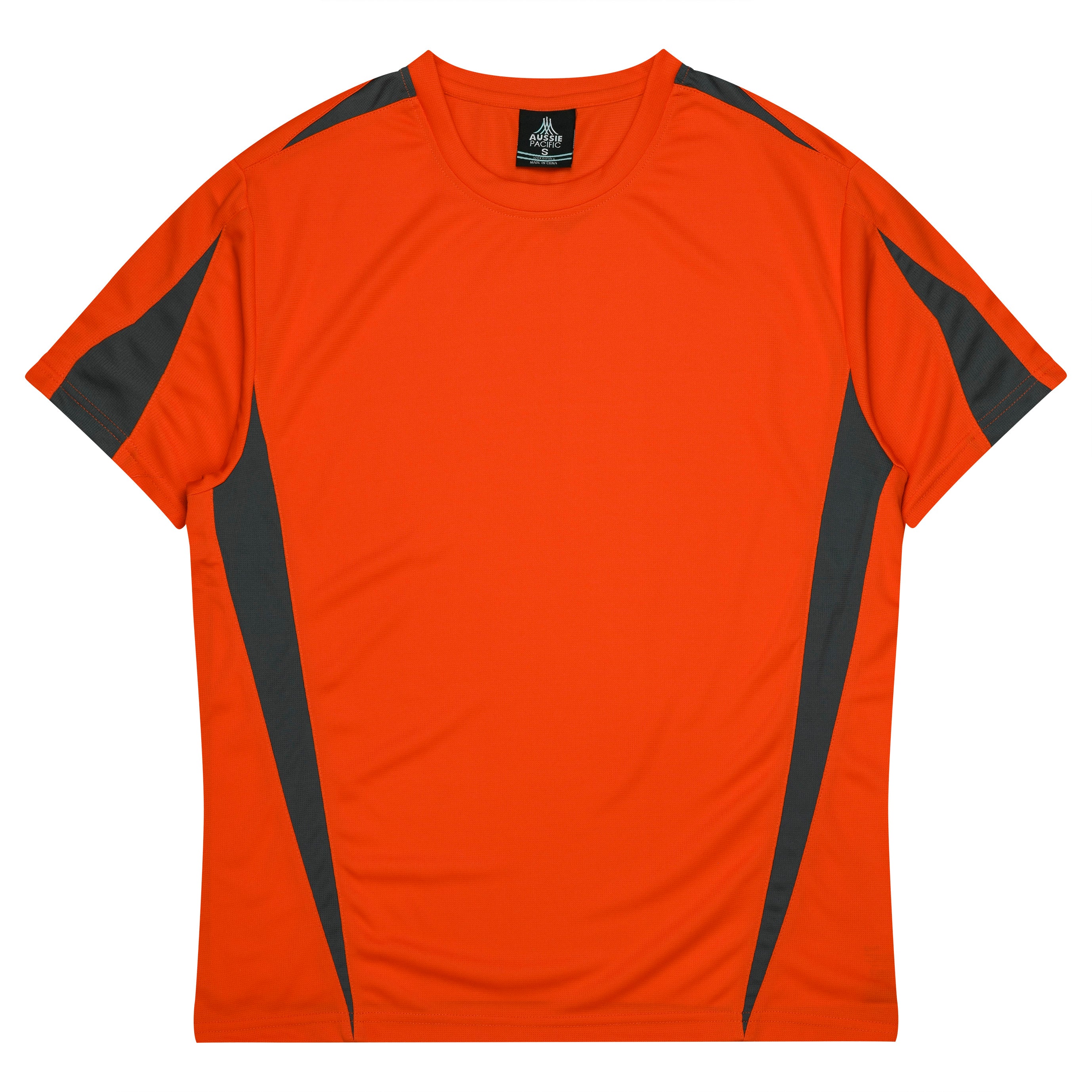 EUREKA KIDS TEES - ORANGE/CHARCOAL
