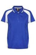 PANORAMA LADY POLOS - ROYAL/WHITE/ASHE