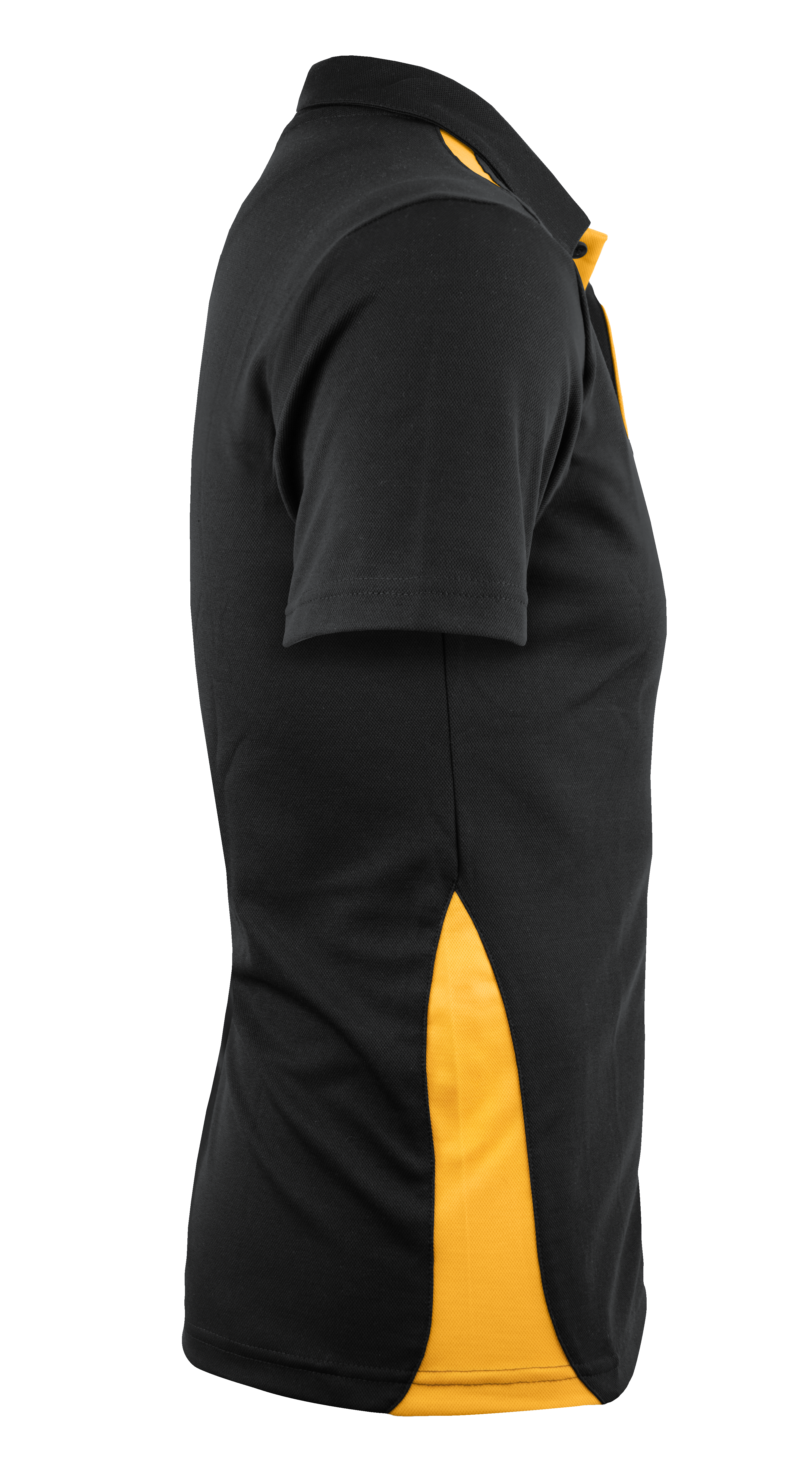 PATERSON MENS POLOS - BLACK/GOLD