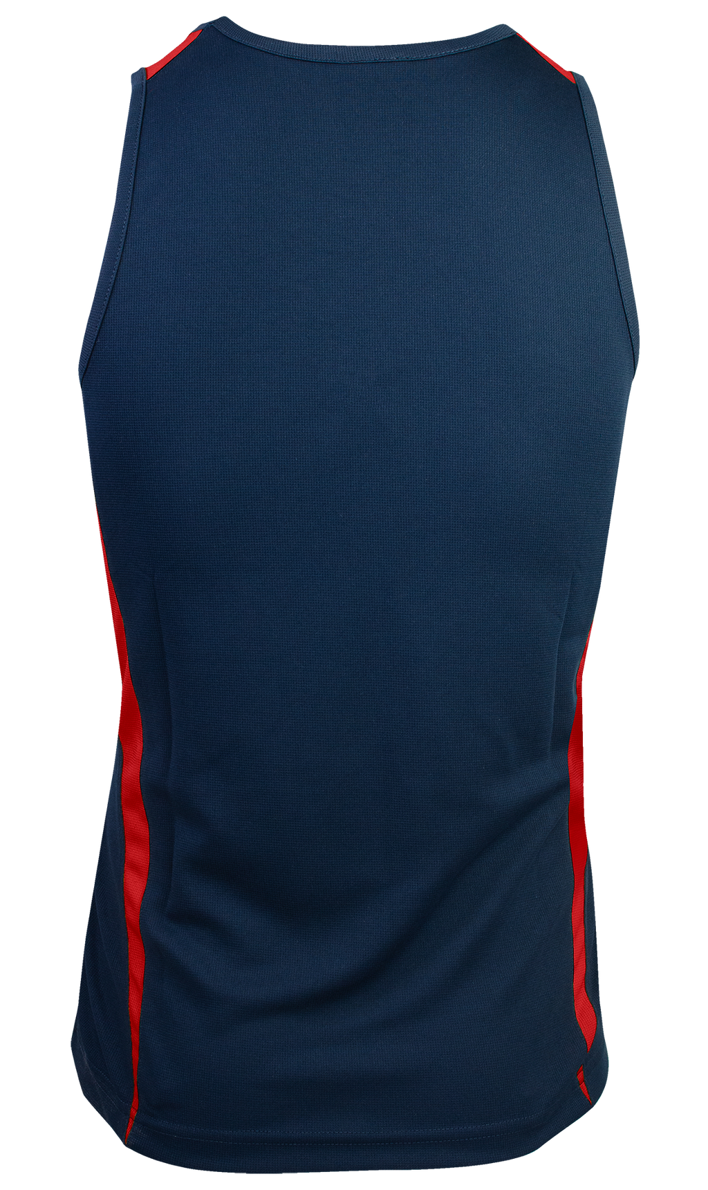 EUREKA MENS SINGLETS - NAVY/RED