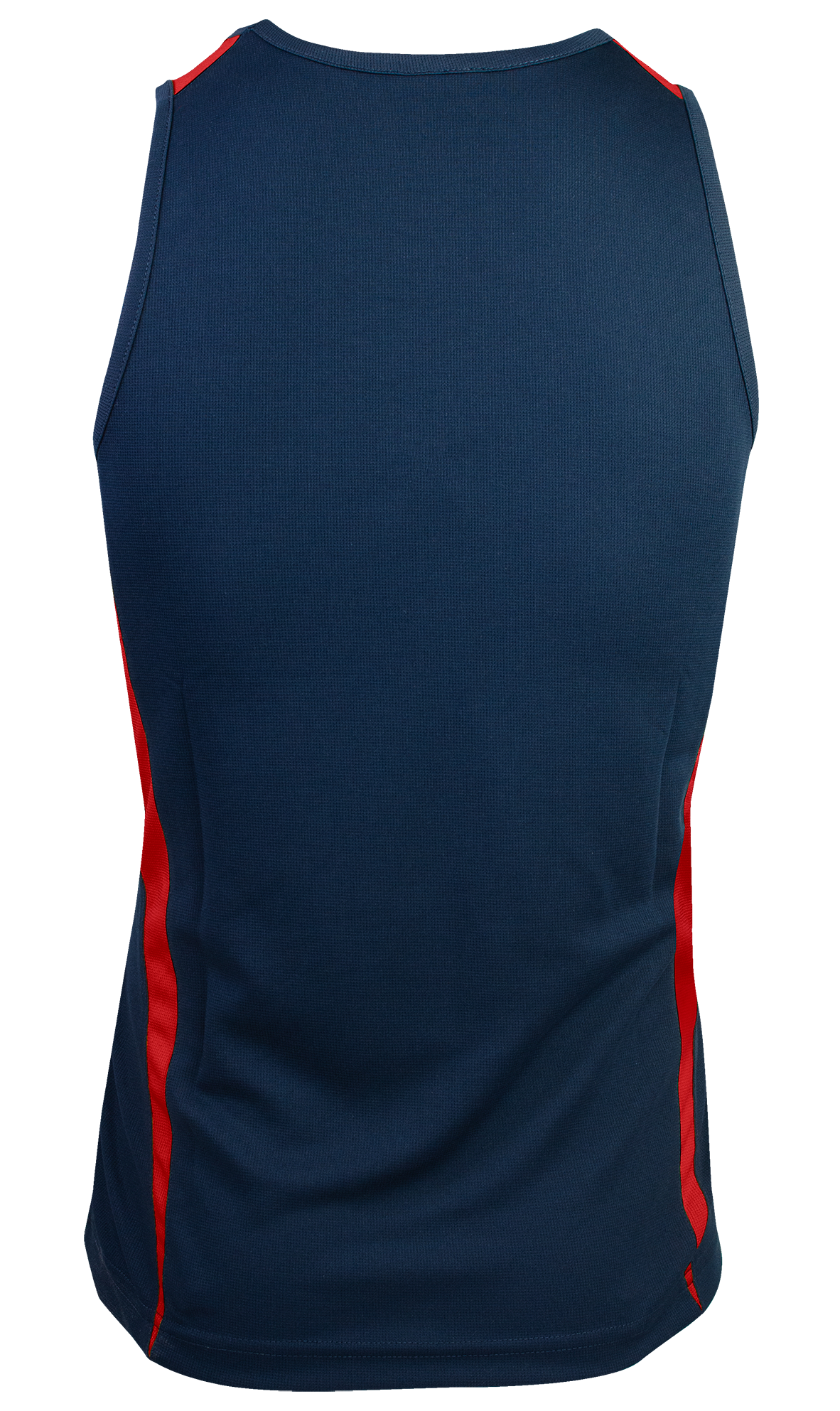 EUREKA MENS SINGLETS - NAVY/RED