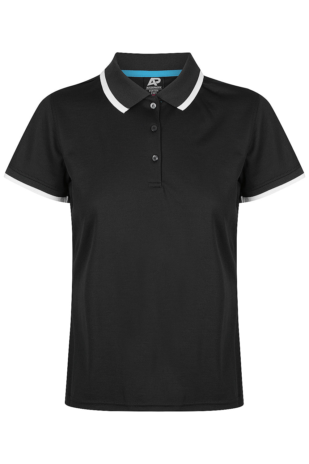 PORTSEA LADY POLOS - BLACK/WHITE