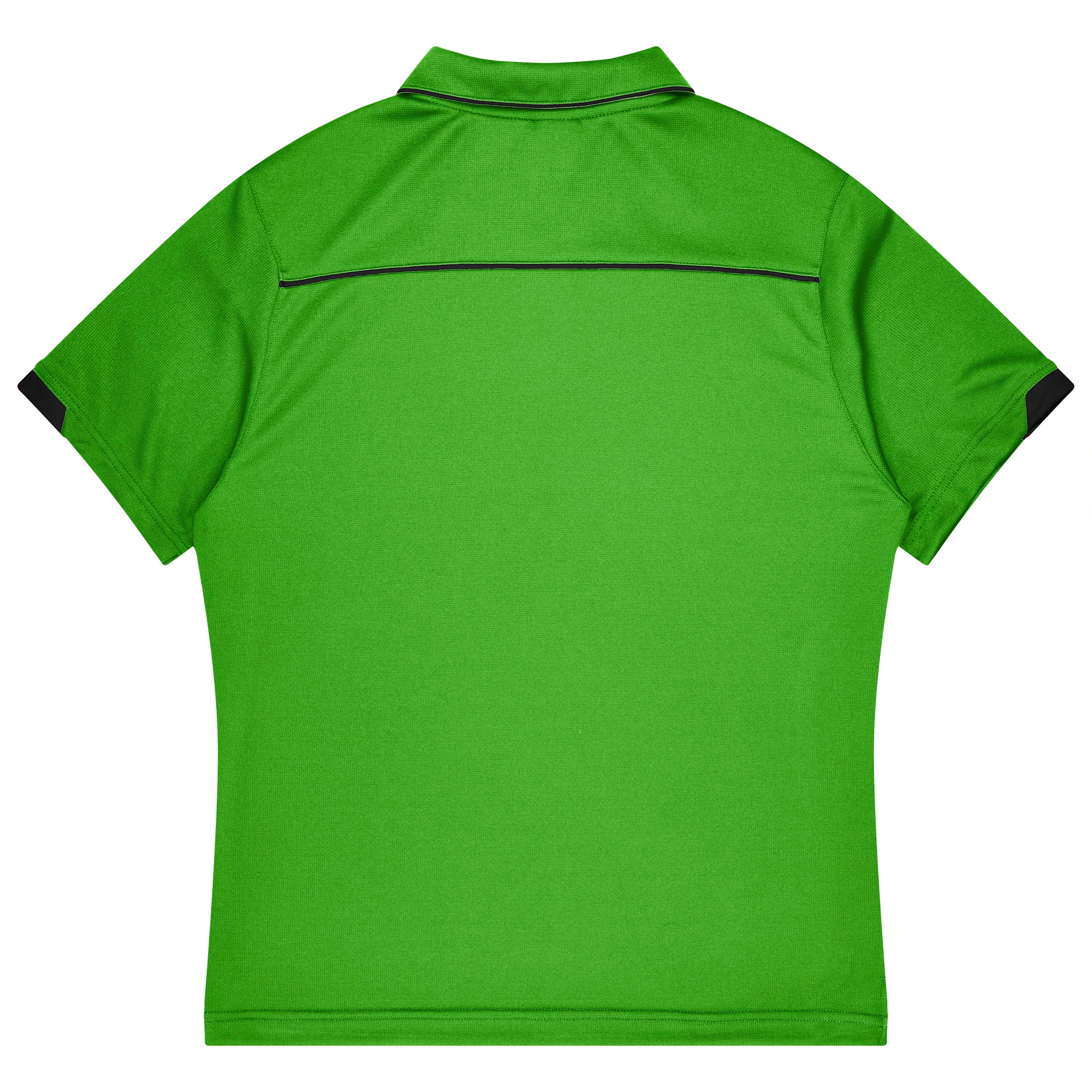 CURRUMBIN KIDS POLOS - KAWA GREEN/BLACK