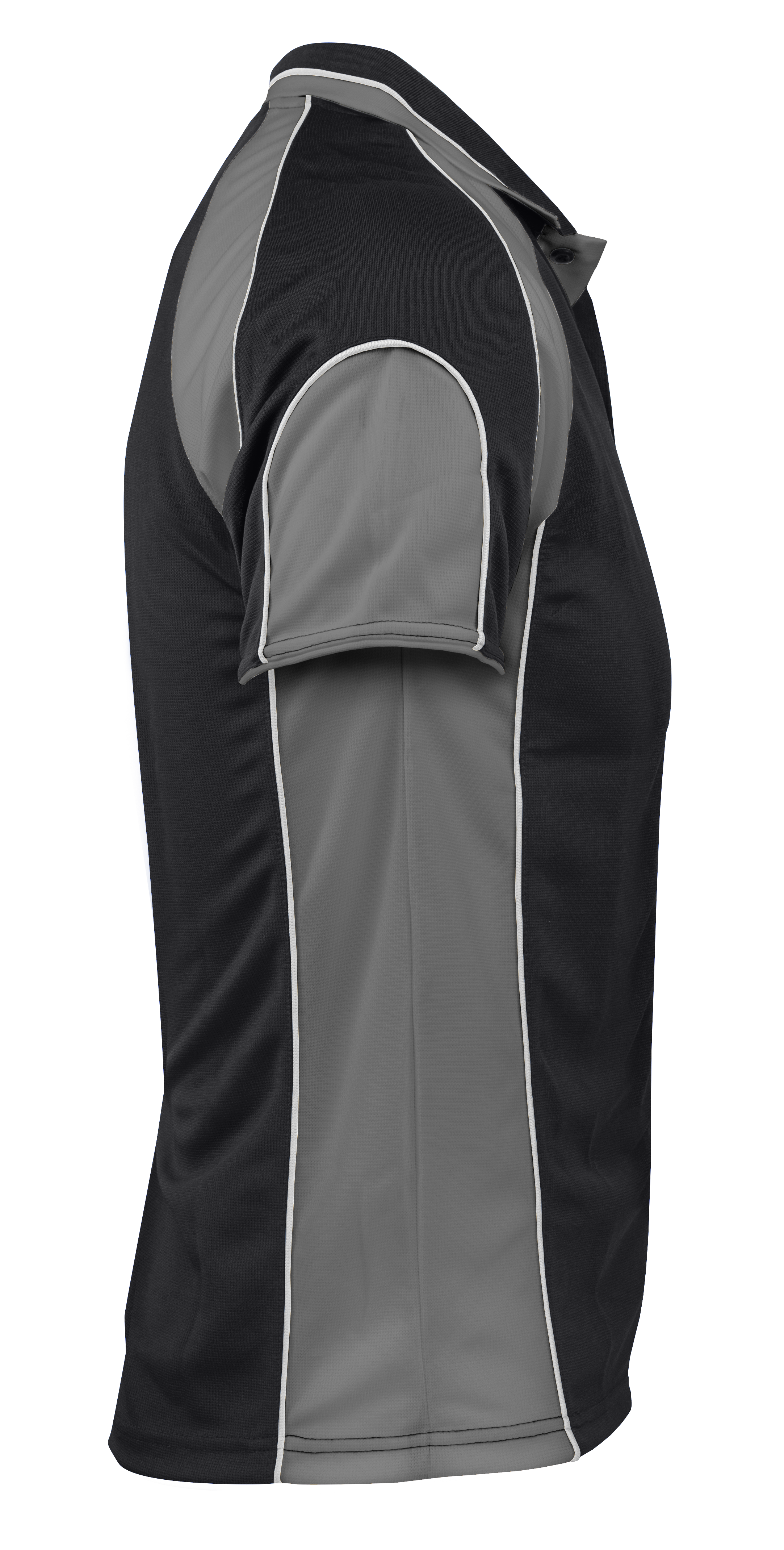 MURRAY MENS POLOS - BLACK/ASHE