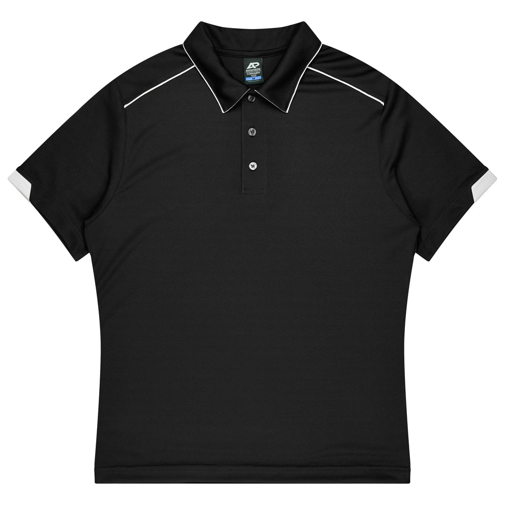 CURRUMBIN KIDS POLOS - BLACK/WHITE