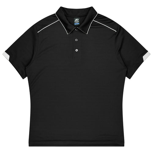 CURRUMBIN KIDS POLOS - BLACK/WHITE