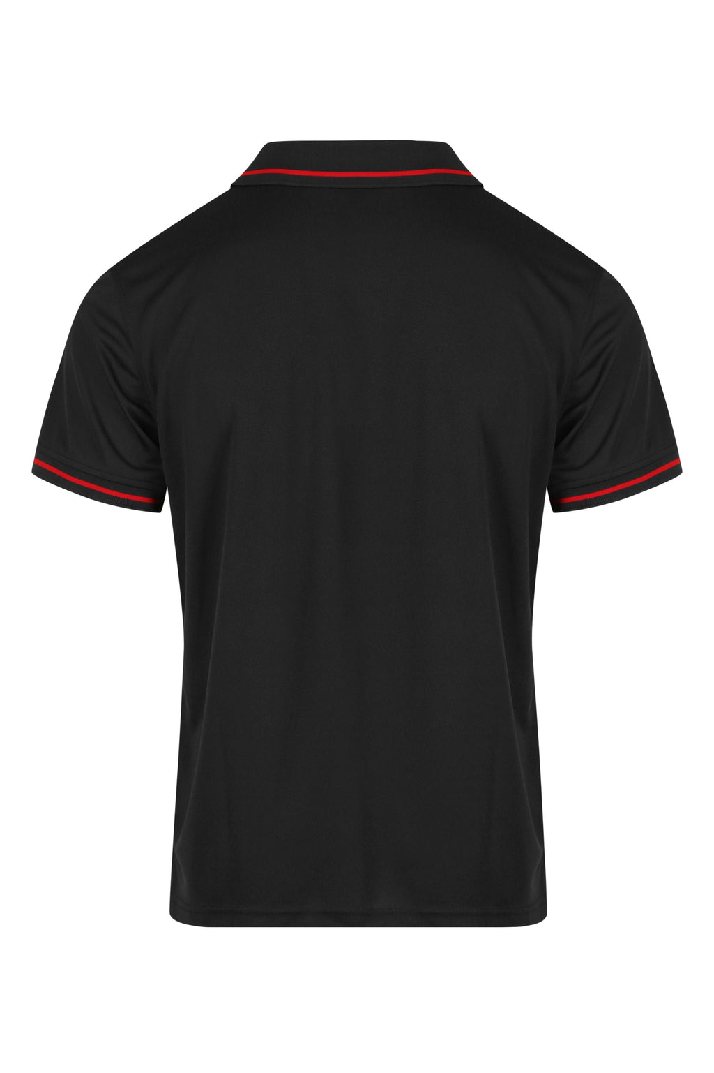 COTTESLOE MENS POLOS - BLACK/RED