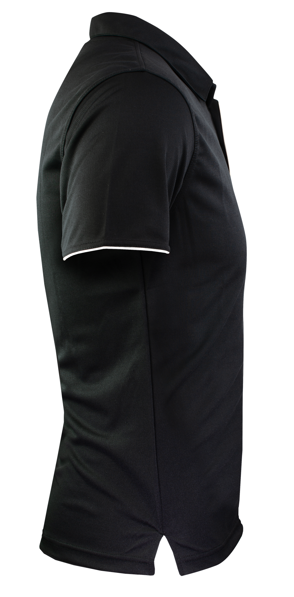 YARRA MENS POLOS - BLACK/WHITE