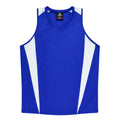EUREKA LADY SINGLETS - ROYAL/WHITE