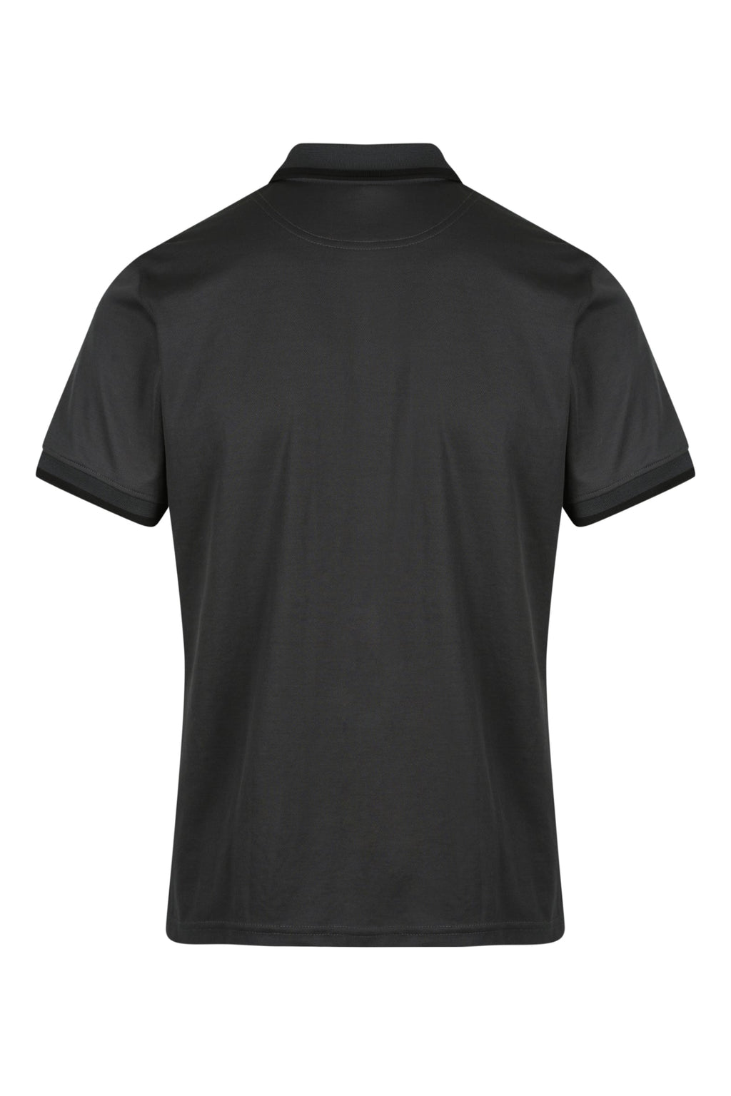 PORTSEA MENS POLOS - SLATE/BLACK