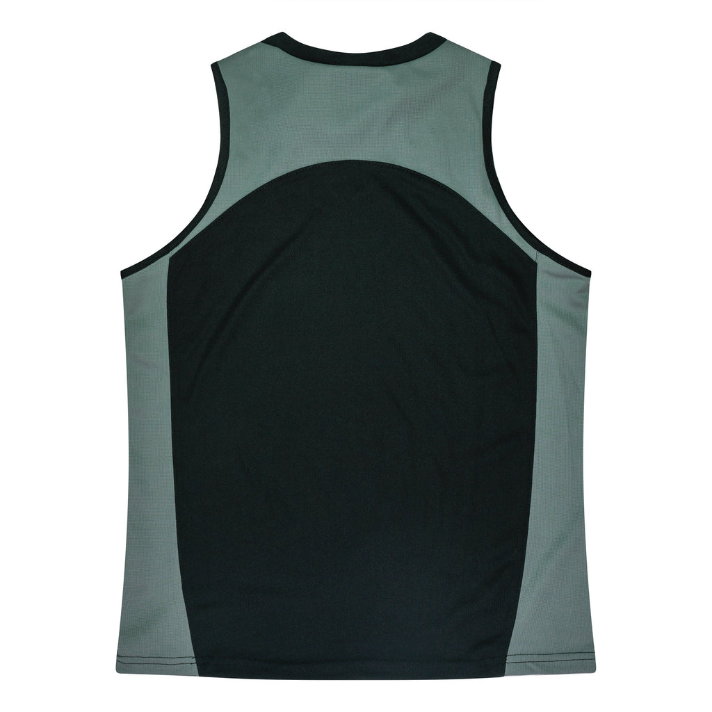 PREMIER LADY SINGLETS - BLACK/ASHE