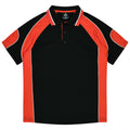 MURRAY KIDS POLOS - BLACK/ORANGE