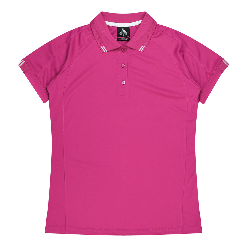 FLINDERS LADY POLOS - PINK/WHITE