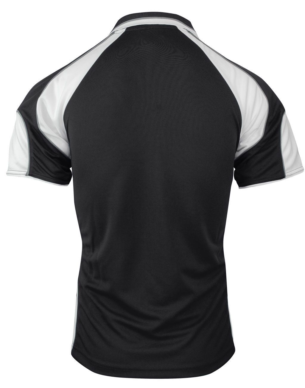 MURRAY MENS POLOS - BLACK/WHITE