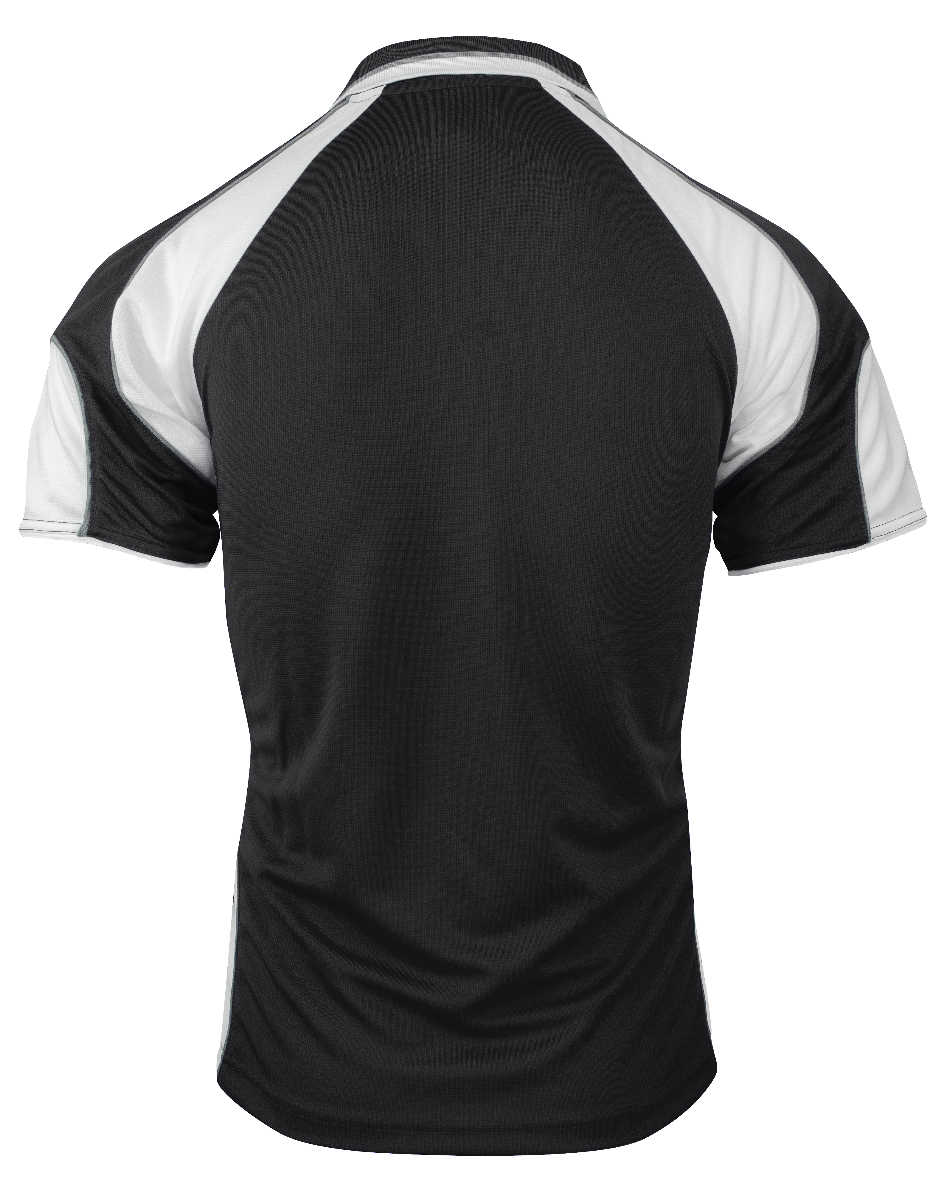 MURRAY MENS POLOS - BLACK/WHITE