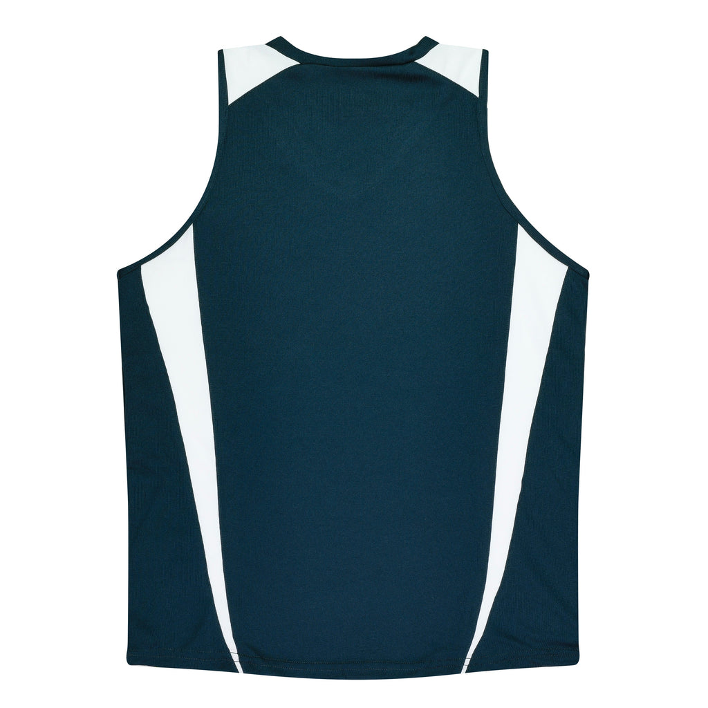 EUREKA LADY SINGLETS - NAVY/WHITE