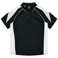 PREMIER KIDS POLOS - BLACK/WHITE