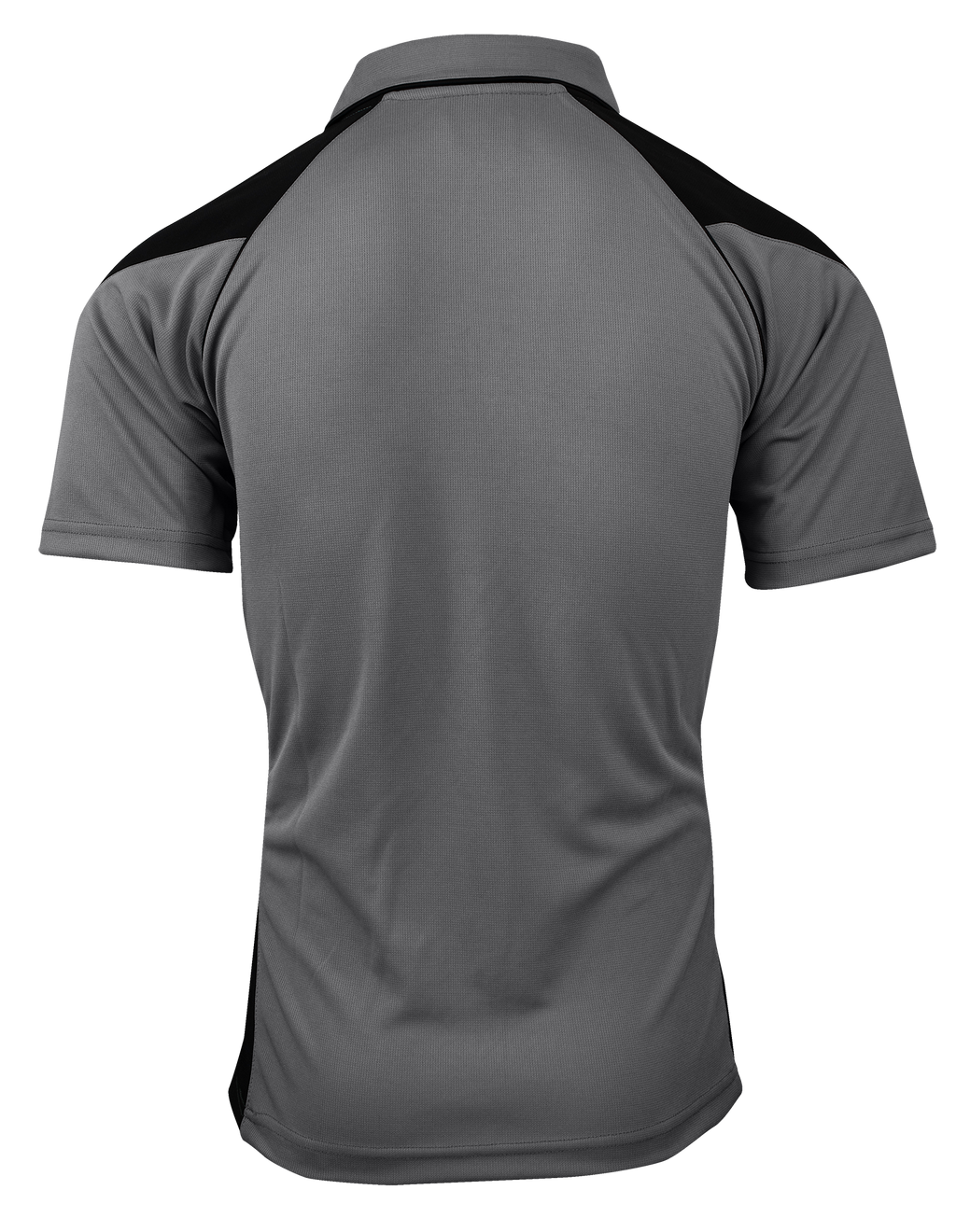 PREMIER MENS POLOS - ASHE/BLACK
