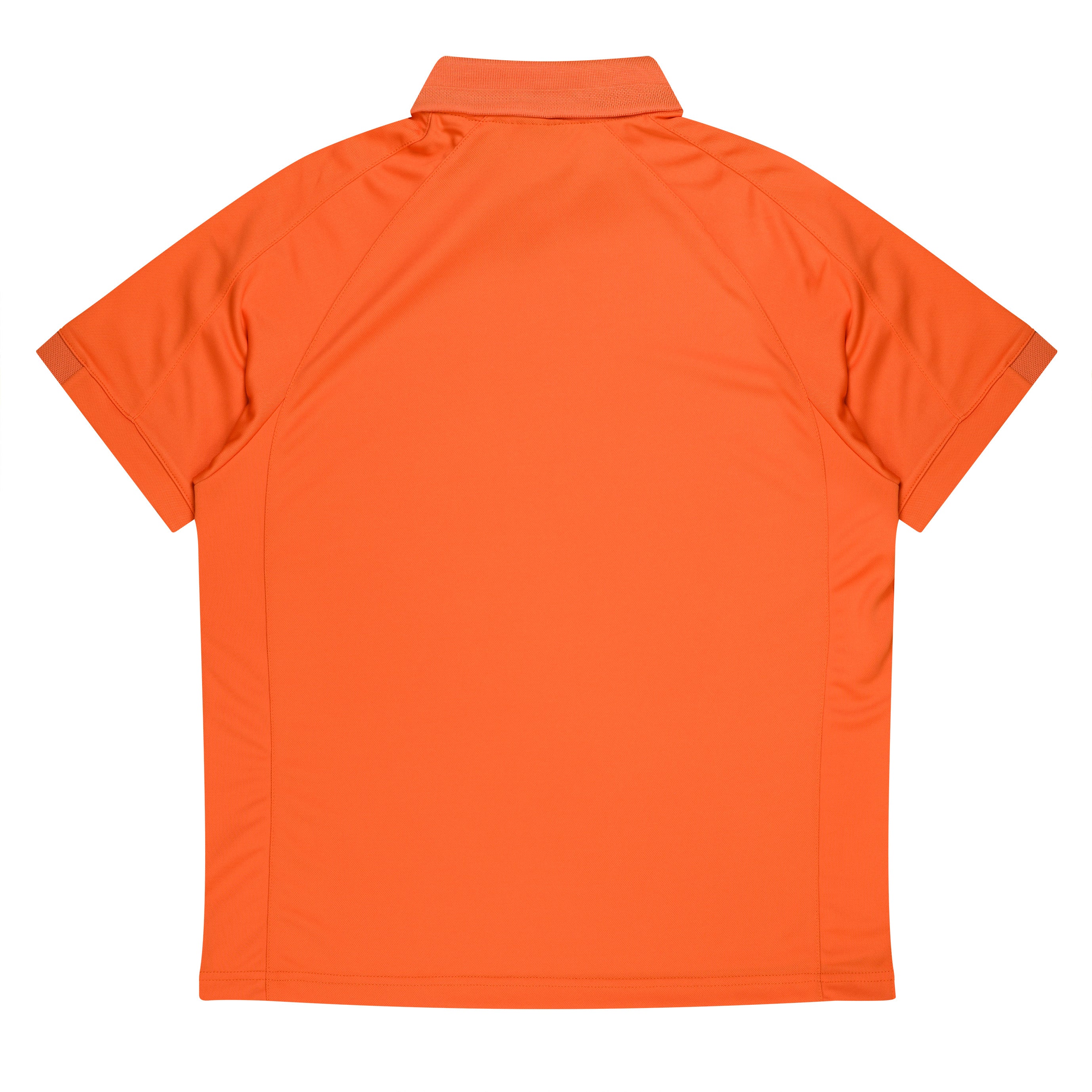 FLINDERS MENS POLOS - ORANGE/SLATE