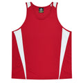 EUREKA KIDS SINGLETS - RED/WHITE