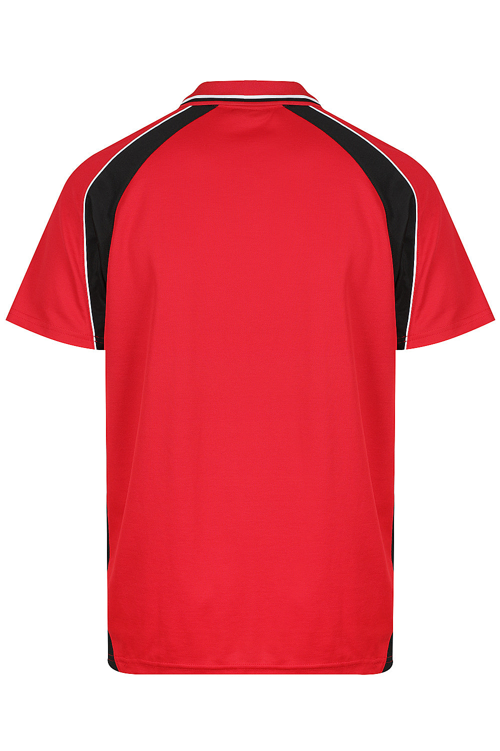 PANORAMA MENS POLOS - RED/BLACK/WHITE