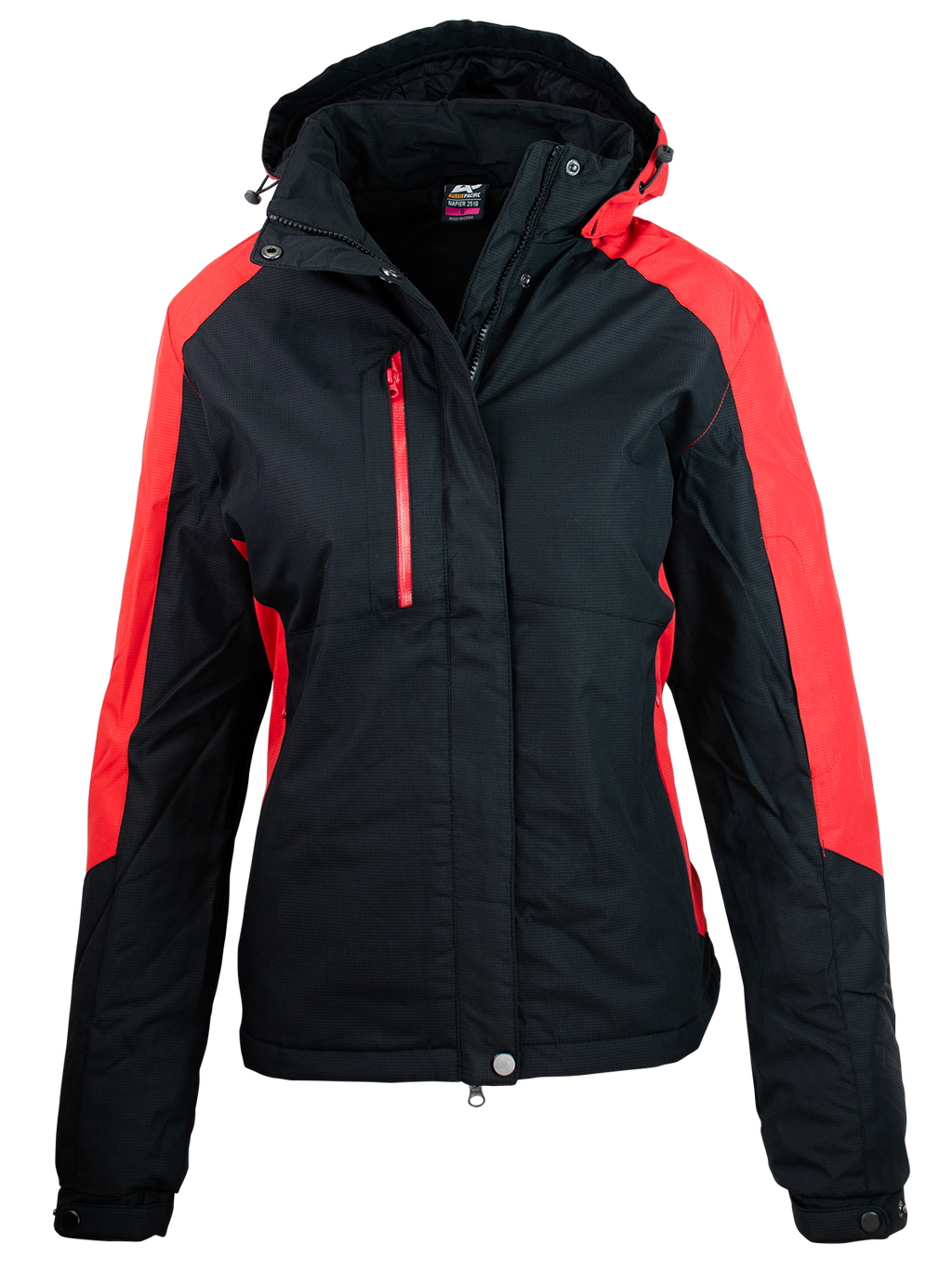 NAPIER LADY JACKETS - BLACK/RED