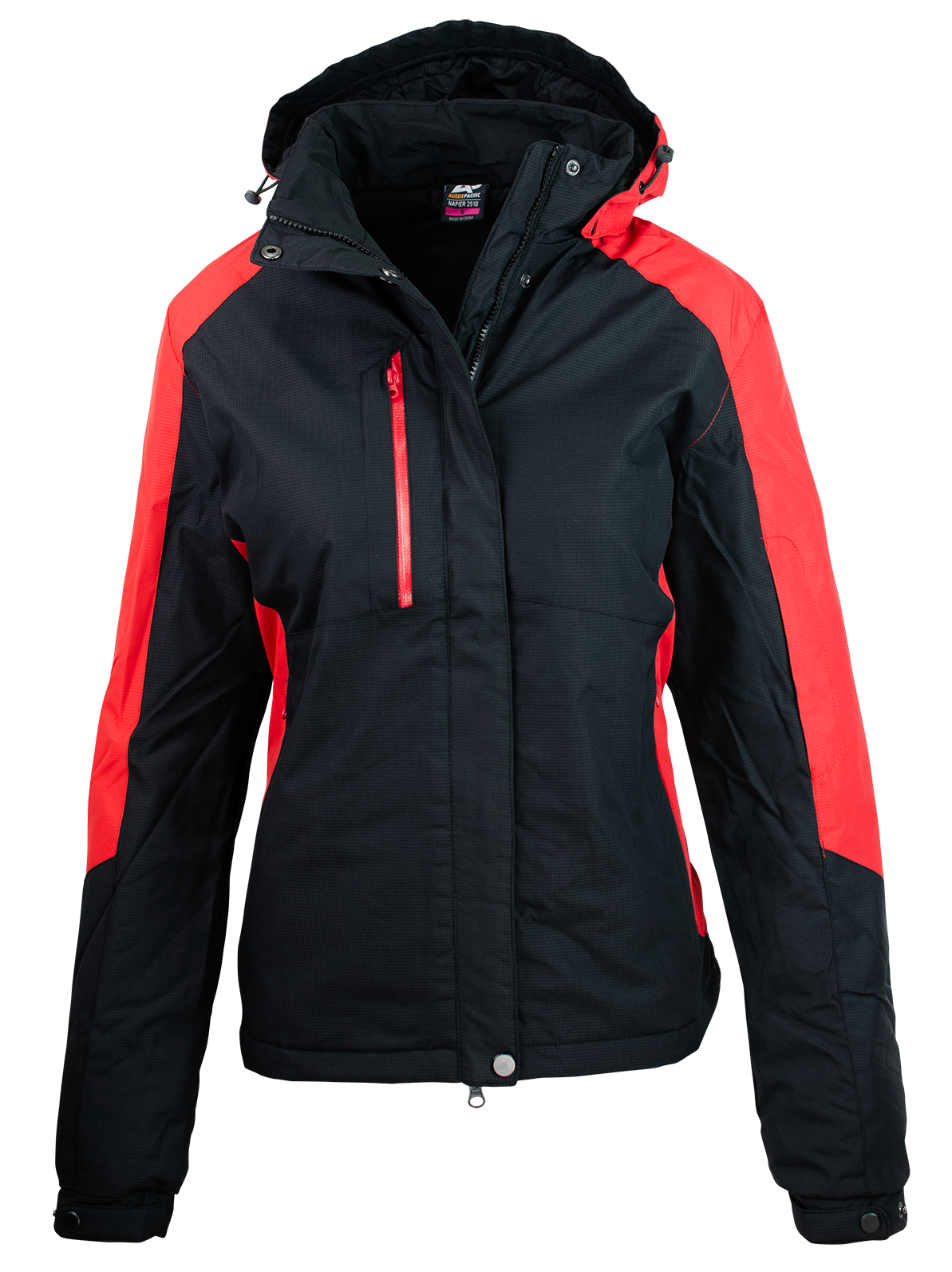 NAPIER LADY JACKETS - BLACK/RED