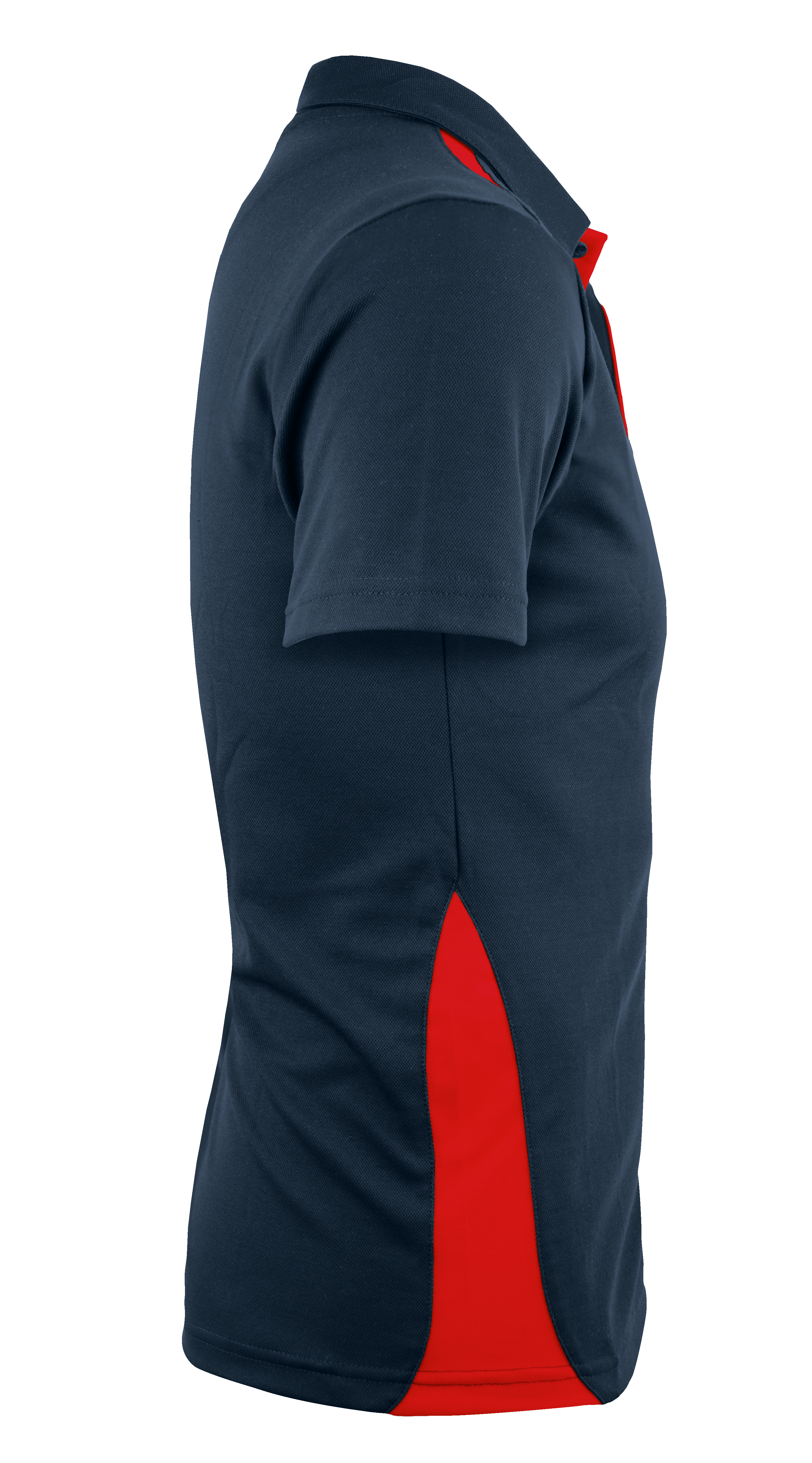 PATERSON MENS POLOS - NAVY/RED