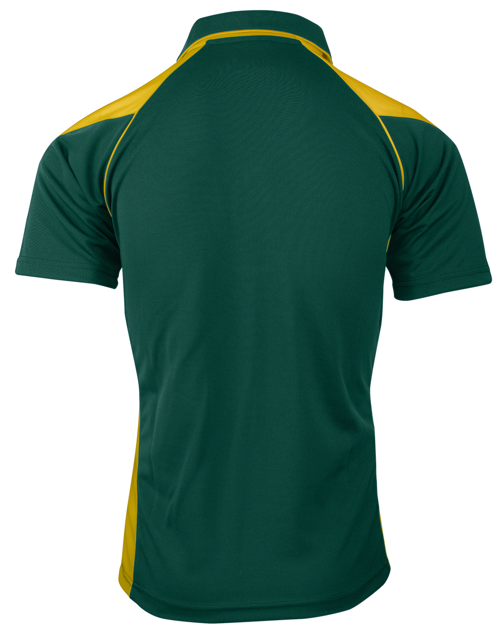 PREMIER MENS POLOS - BOTTLE/GOLD