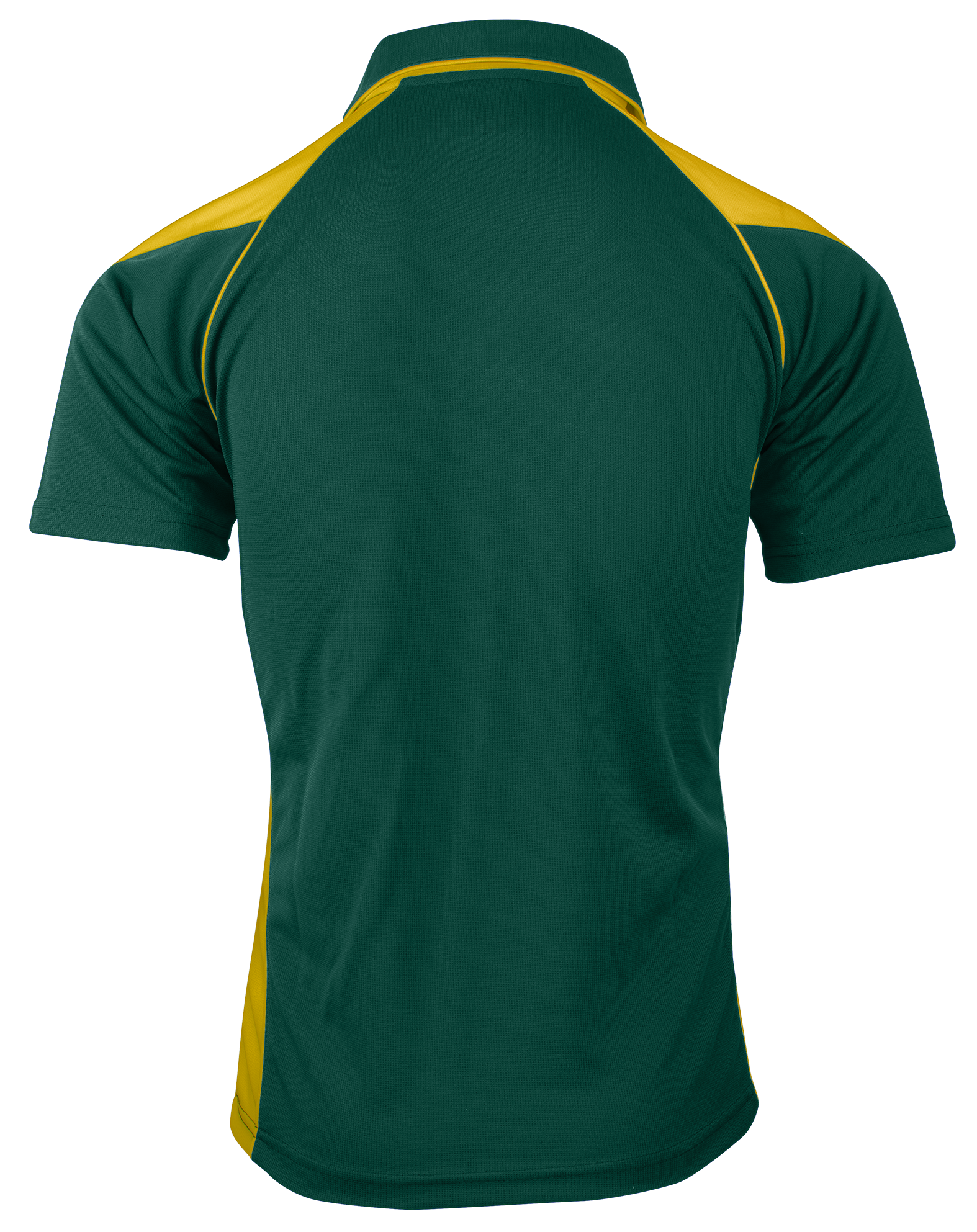 PREMIER MENS POLOS - BOTTLE/GOLD