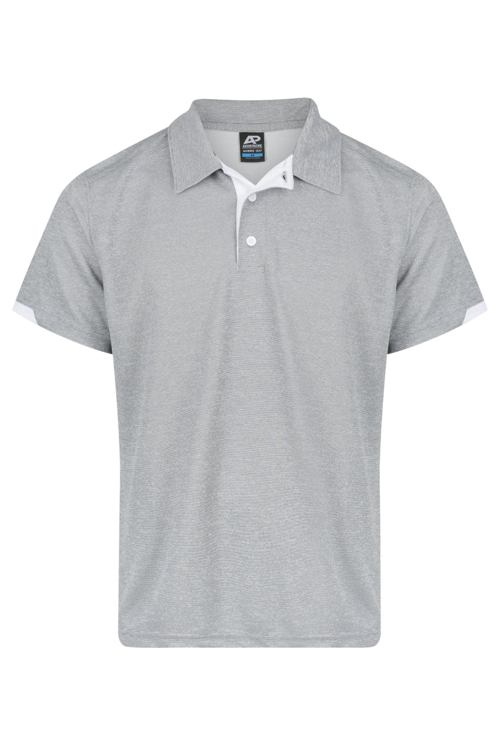 MORRIS MENS POLOS - BLACK/WHITE