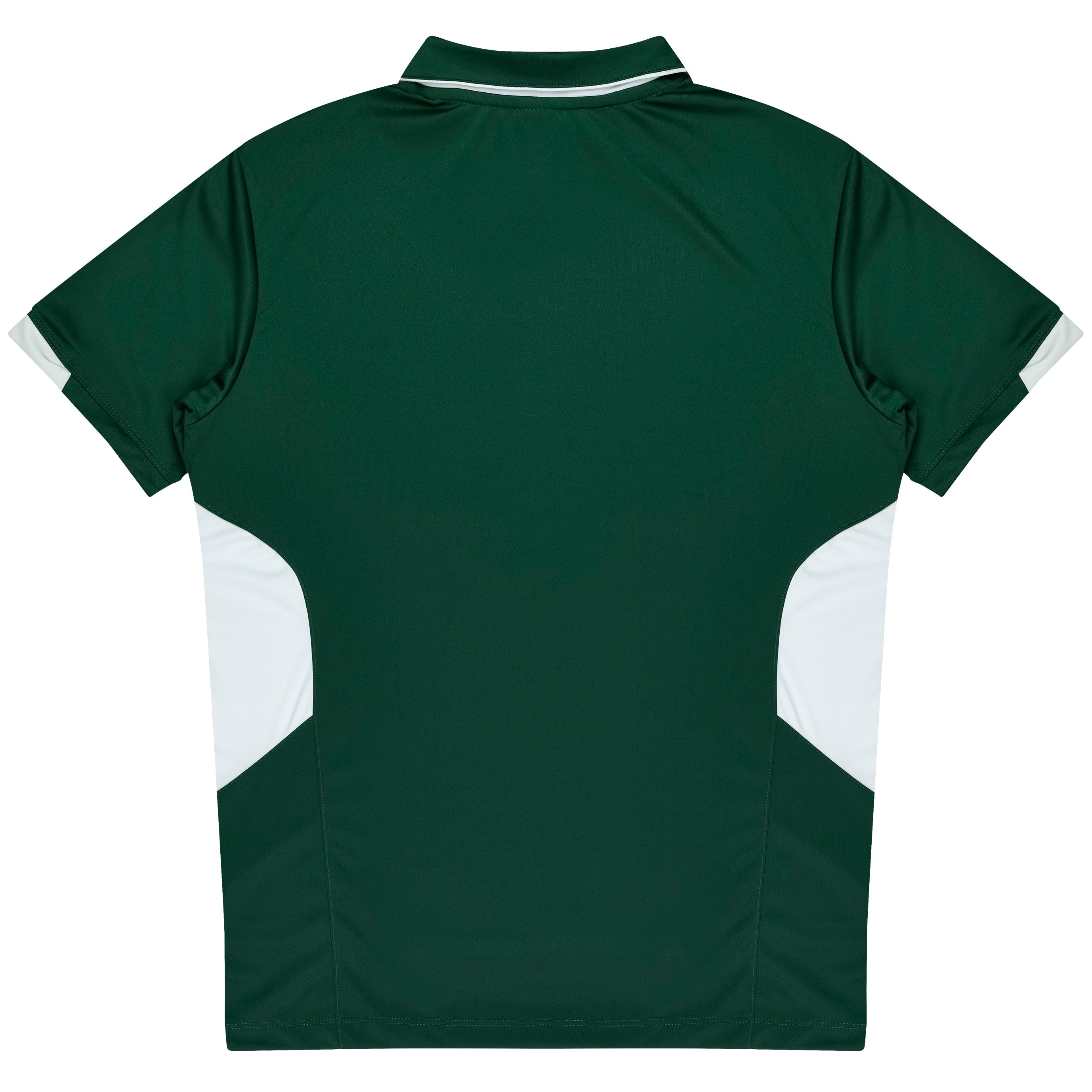 TASMAN KIDS POLOS - BOTTLE/WHITE