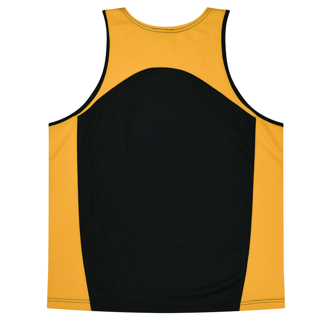 PREMIER KIDS SINGLETS - BLACK/GOLD
