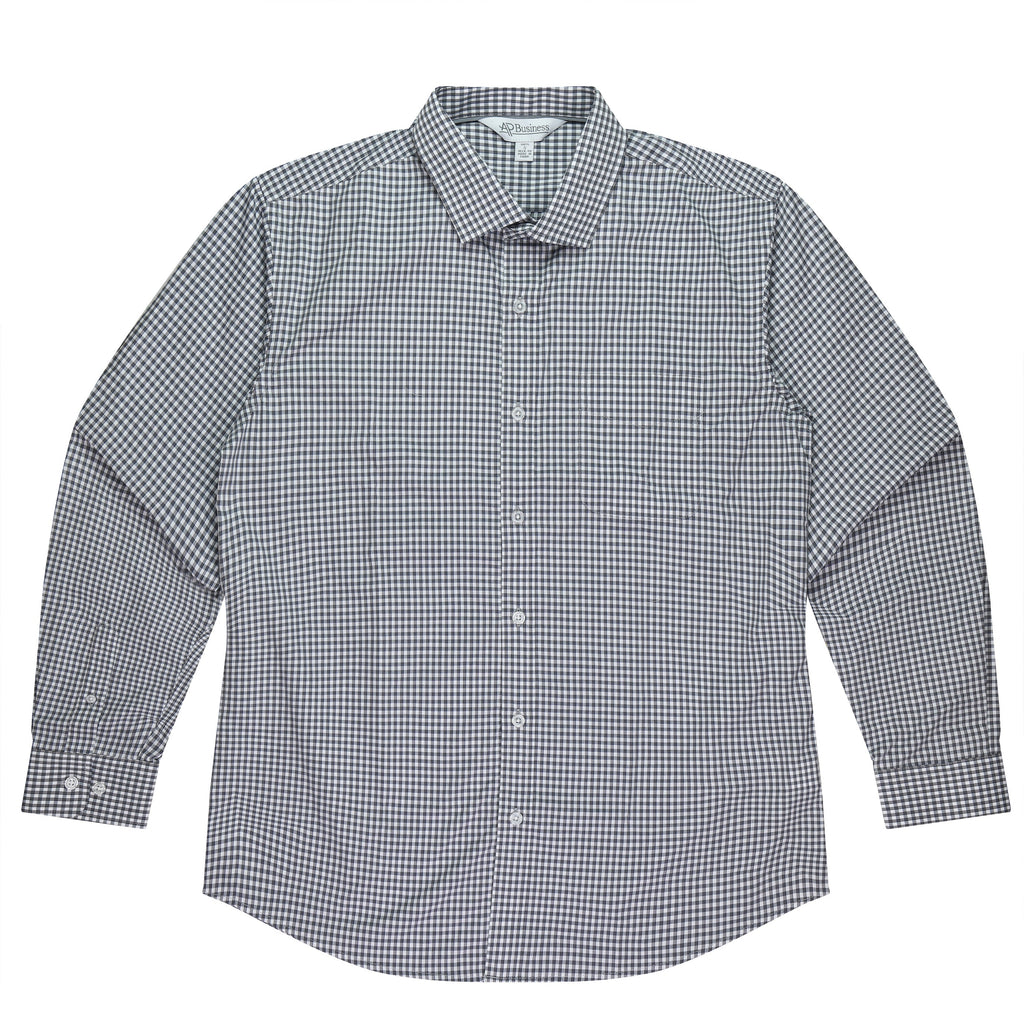 EPSOM MENS SHIRT LONG SLEEVE - SLATE