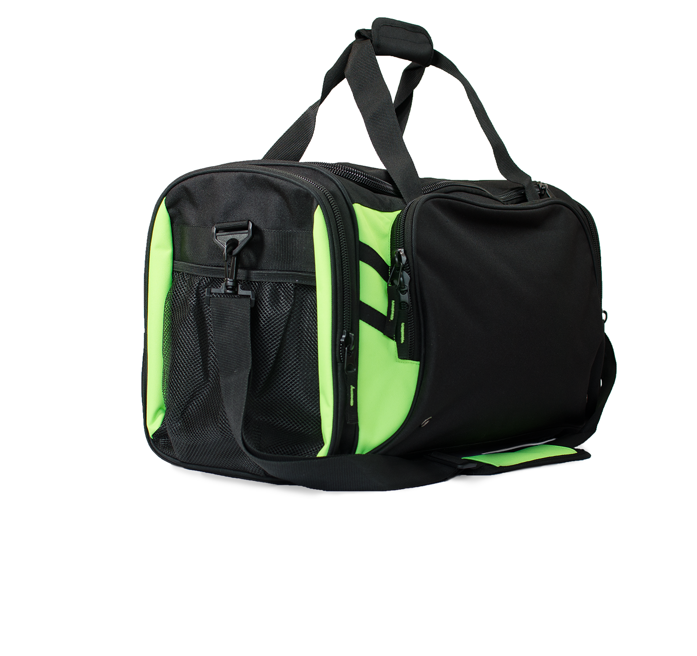 TASMAN SPORTSBAG - BLACK/NEON GREEN