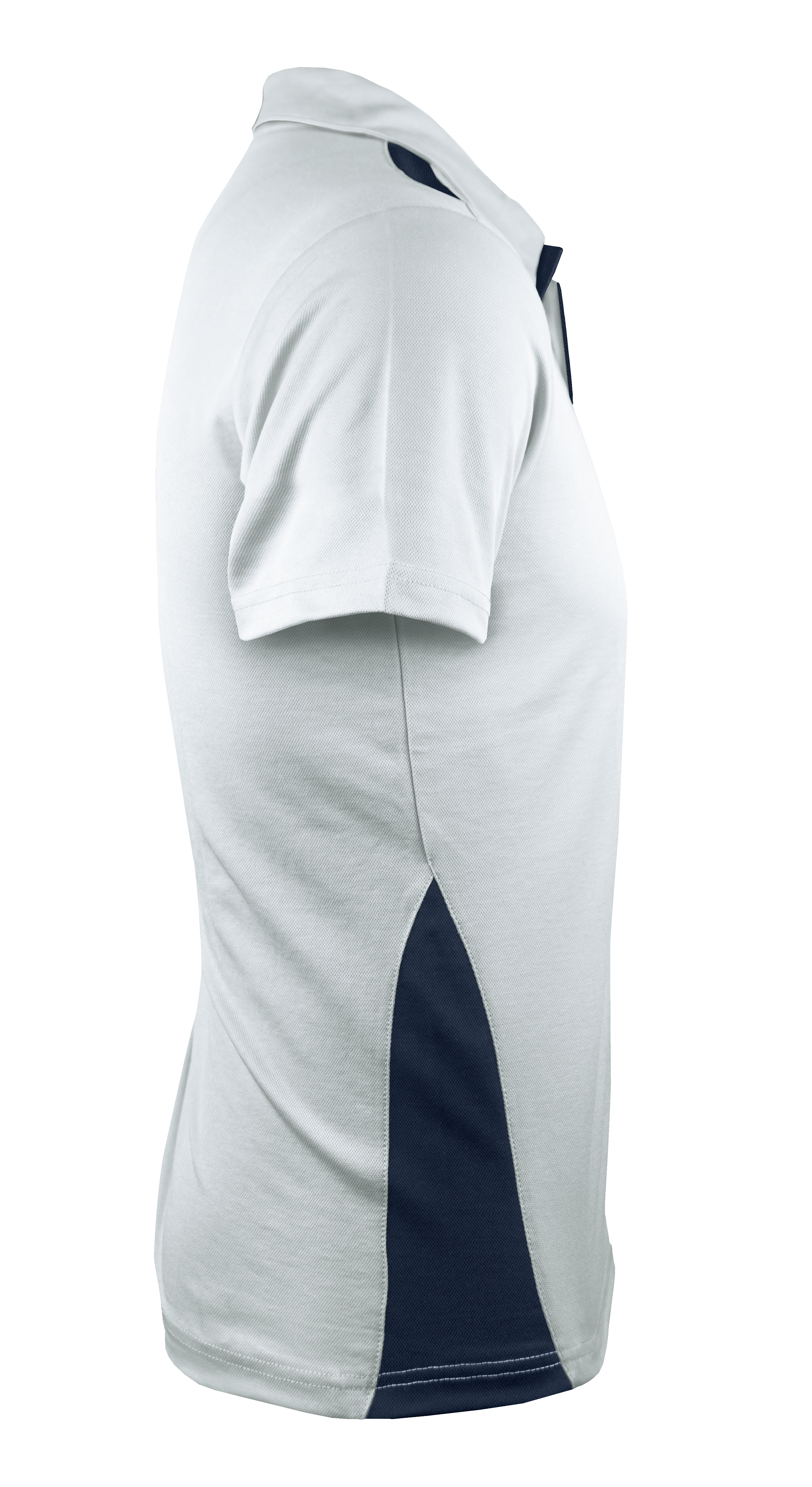 PATERSON MENS POLOS - WHITE/NAVY
